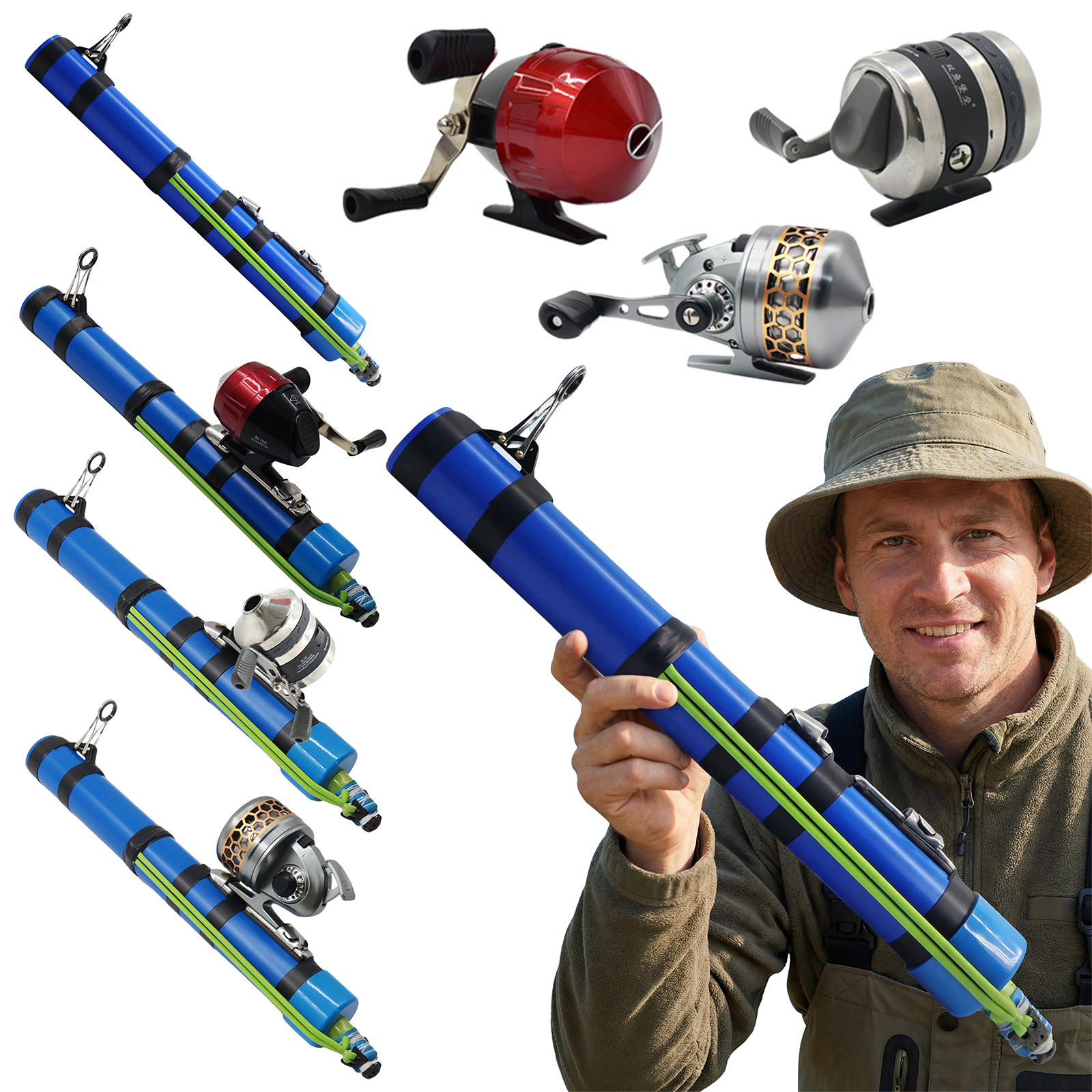Trout Fishing Lure - Lure Fishings Tool with Reel Compact