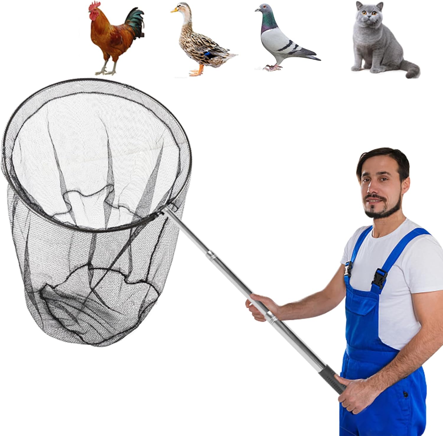 Fishing Net - Animal Catcher Net, Chicken Catching Net