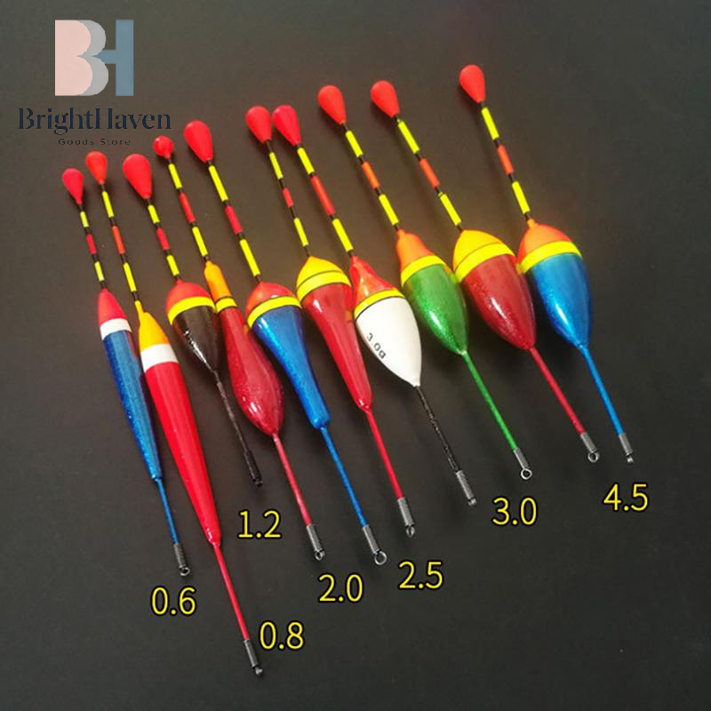 Night Float Fishing - 10Pcs Sensitivity Fishing Accessories 4.5/3/2.5/2.0/1.2/0.8/0.6g Light
