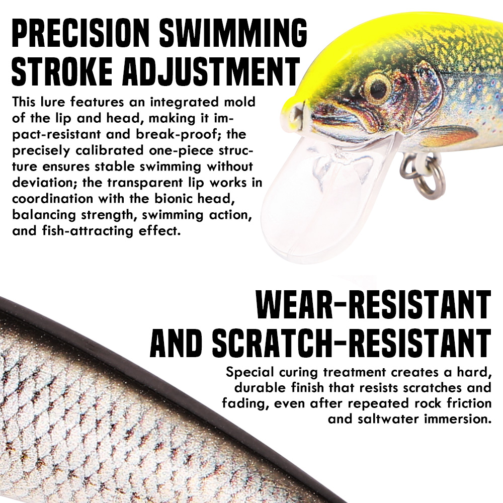 B&U Fishing Lures Sinking Minn - Trout Fishing Lure 评论和价格