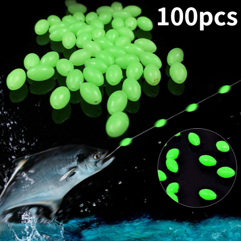 100pcs/lot Oval Night Luminous - Night Float Fishing 评论和价格