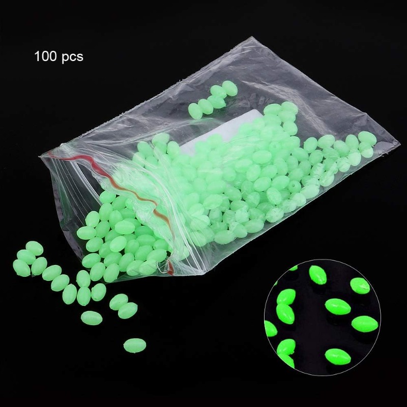 100pcs/lot Oval Night Luminous - Night Float Fishing 评论和价格