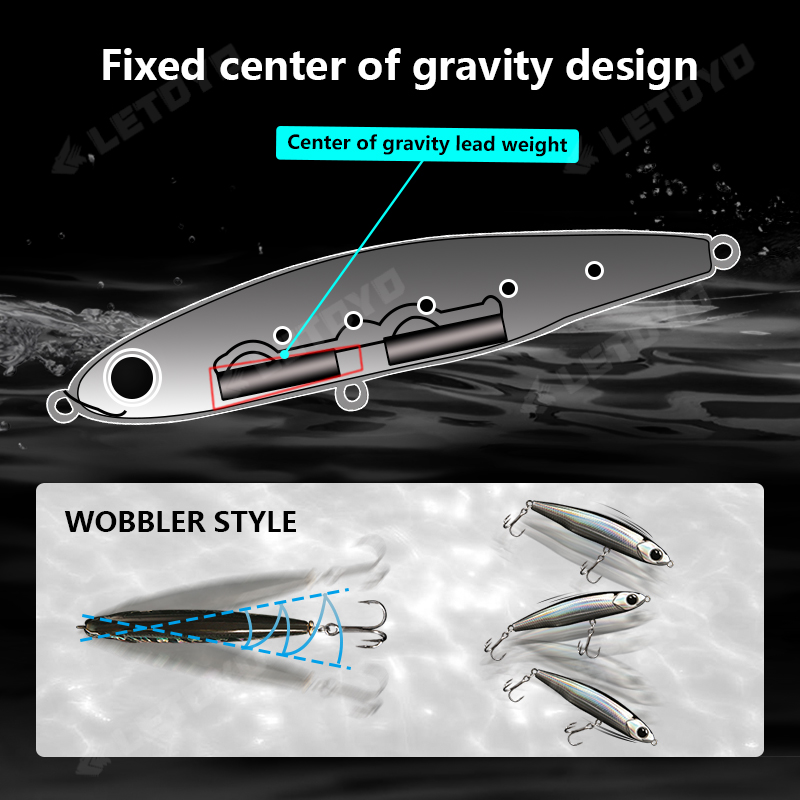 LETOYO Sinking Pencil 17g 12g- - Trout Fishing Lure 评论和价格