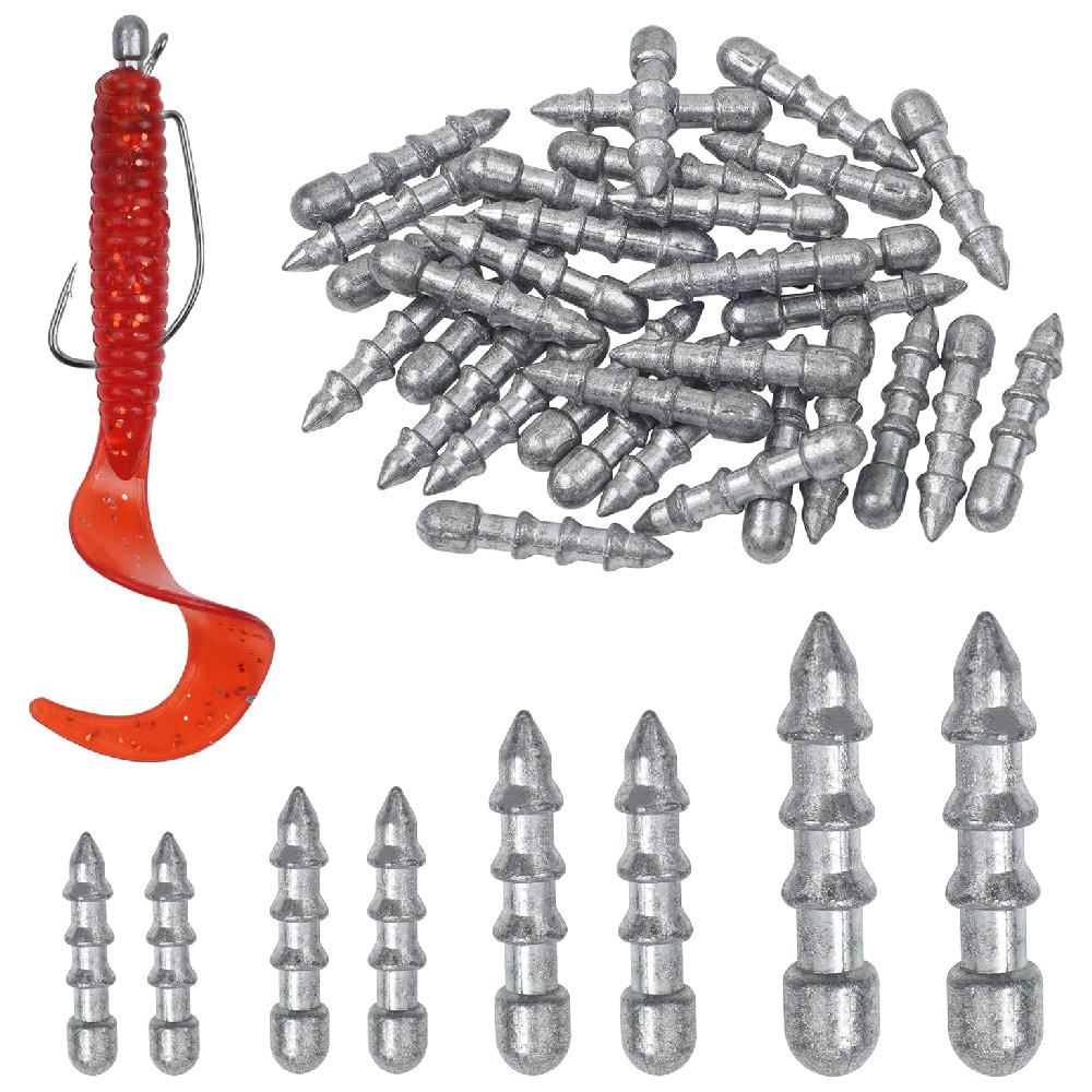20pcs Nail weights sinkers Wor - Trout Fishing Lure 评论和价格
