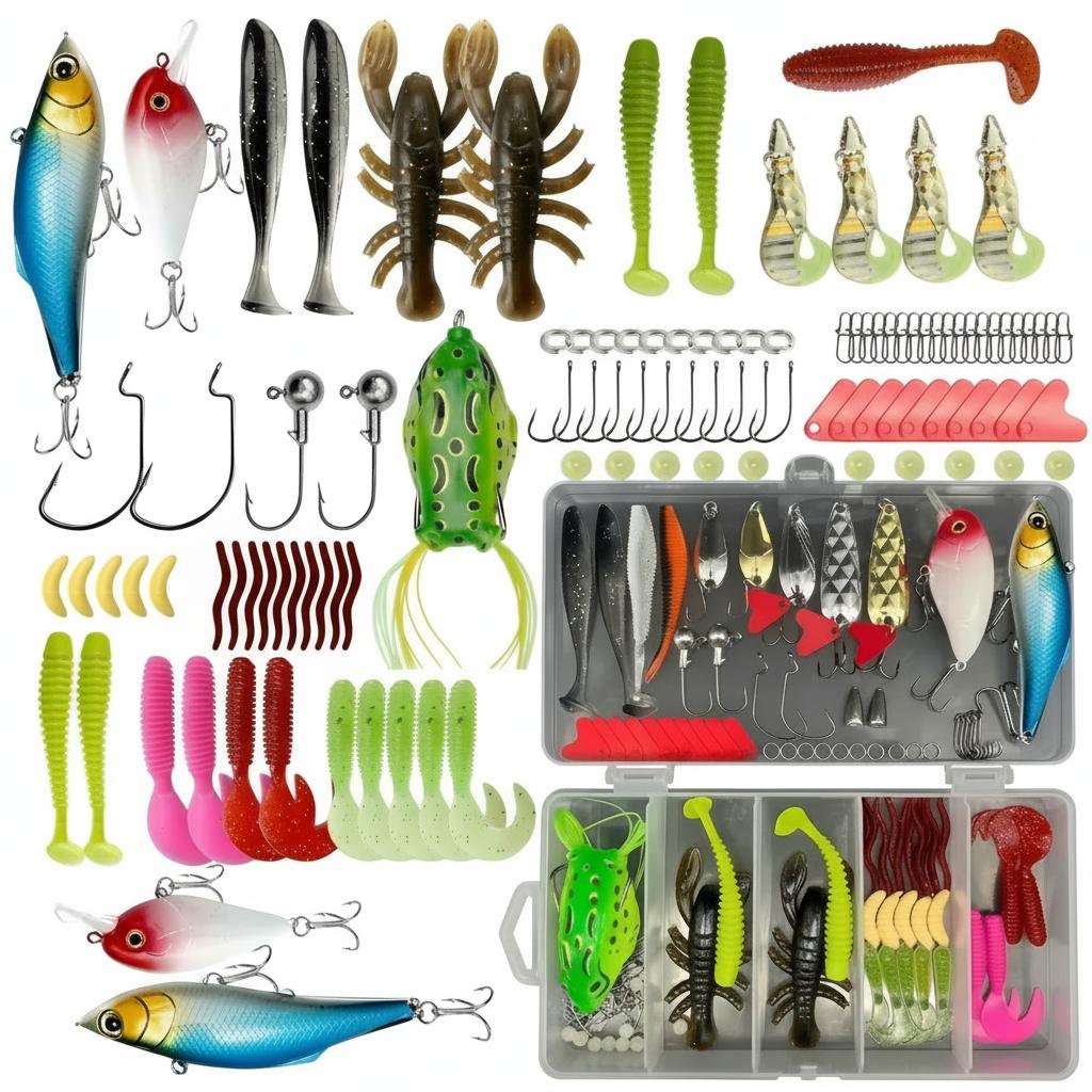 133Pcs Premium Fishing Lures T - Trout Fishing Lure 评论和价格