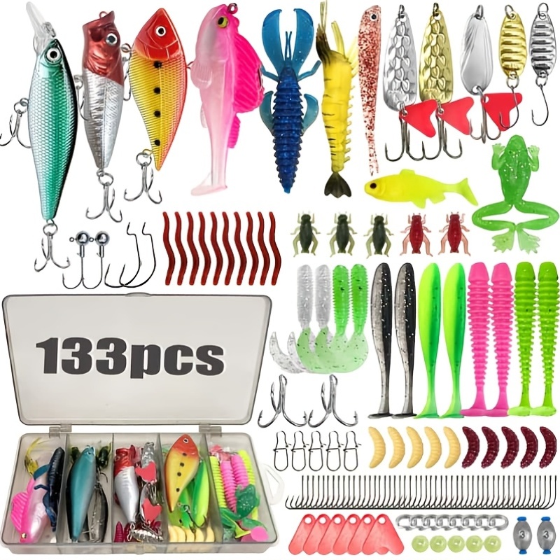 133Pcs Premium Fishing Lures T - Trout Fishing Lure 评论和价格