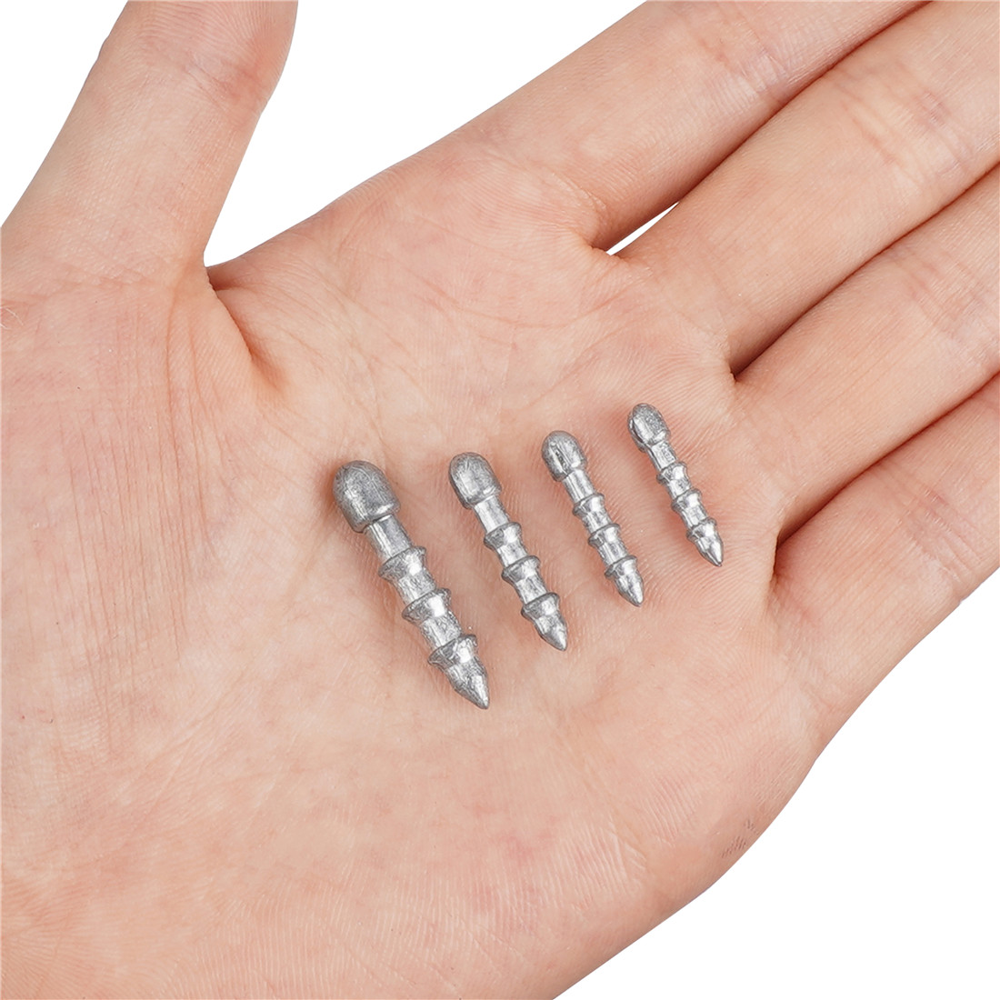 60PCS Nail weights Worm Fishin - Trout Fishing Lure 评论和价格