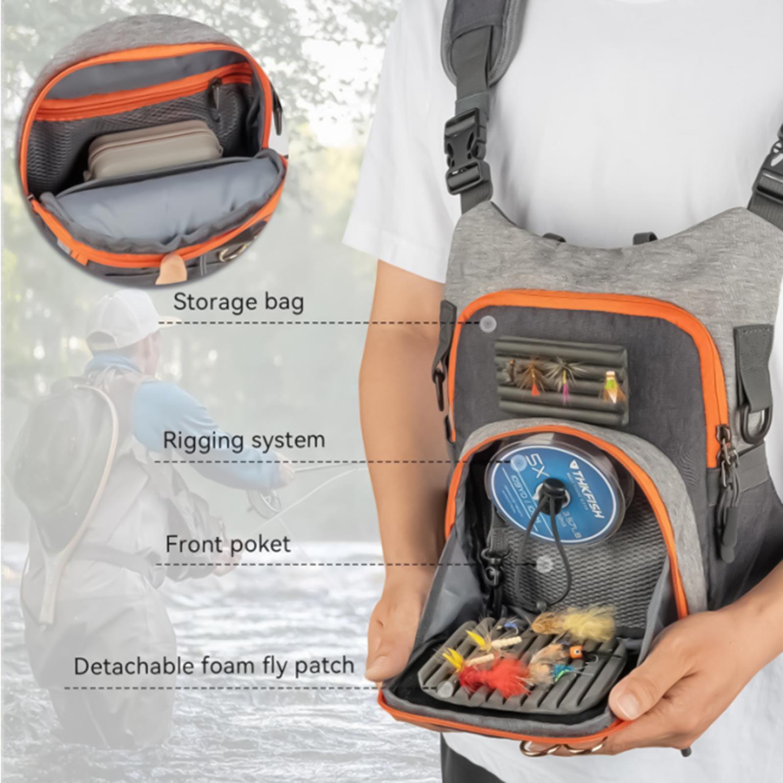 Fly Fishing Pack Vest Type Bac - Trout Fishing Lure 评论和价格