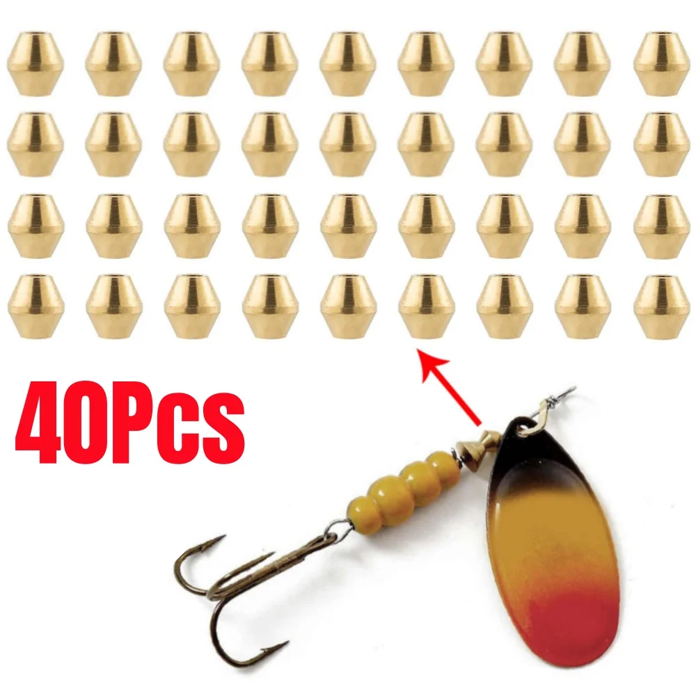 40pcs DIY Lure Brass Fishing B - Trout Fishing Lure 评论和价格