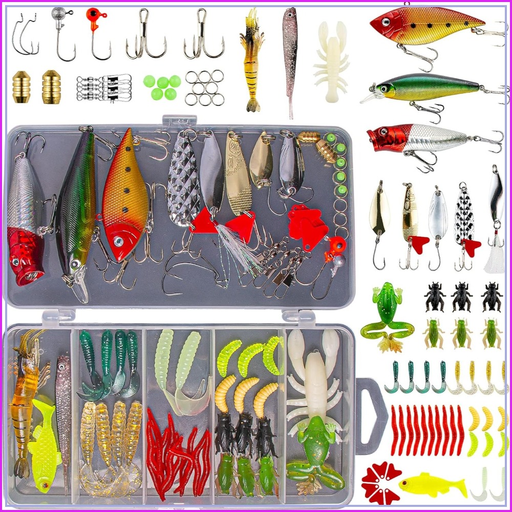 78Pcs Fishing Lures Kit for Ba - Trout Fishing Lure 评论和价格