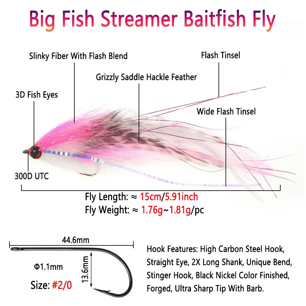 Bimoo #2/0 15cm/5.91inch Big S - Trout Fishing Lure 评论和价格