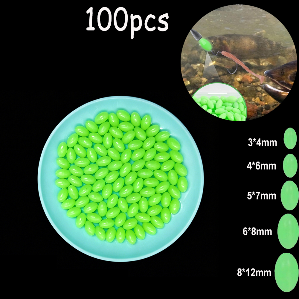 Glow Fishing Beads Oval Lumino - Night Float Fishing 评论和价格