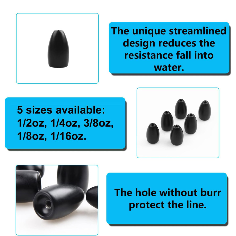 Tungsten Steel Fishing Weights - Trout Fishing Lure 评论和价格