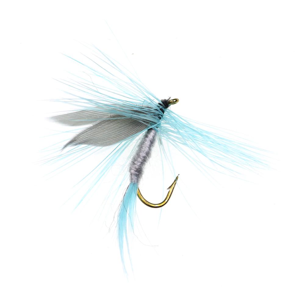 Bimoo 6pcs #10 Blue Dun Mayfly - Trout Fishing Lure 评论和价格